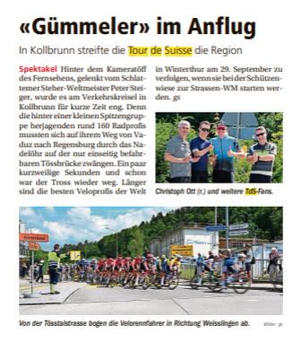 Zeitungsartikel: «Gümmeler» im Anflug